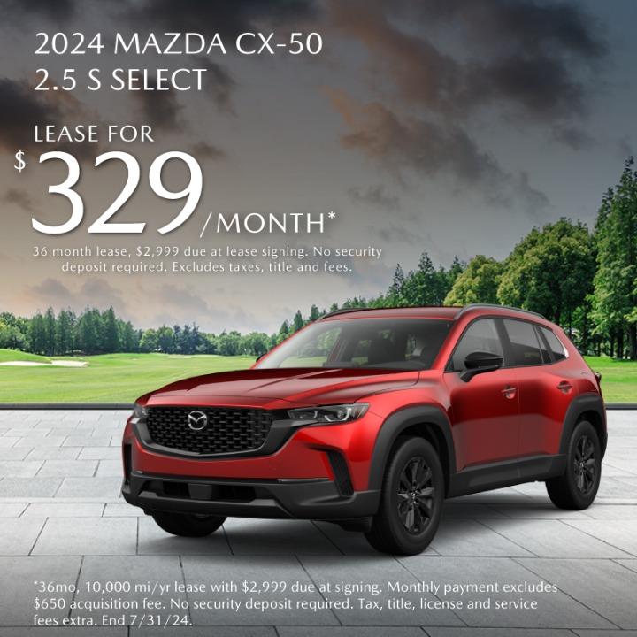 2024 Mazda  CX-5O lease for $329 per month for 36 moths