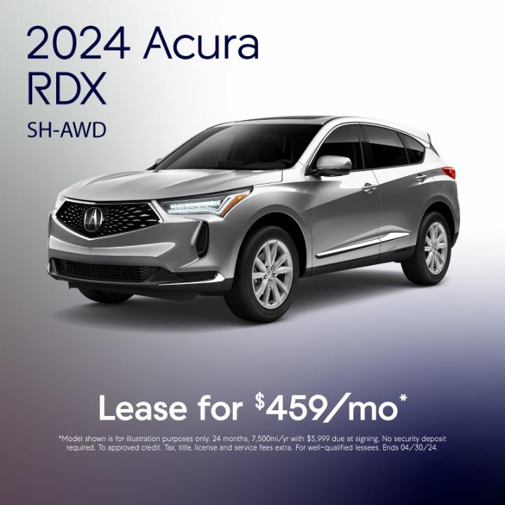 2024 Acura RDX | Lease for $459 per month