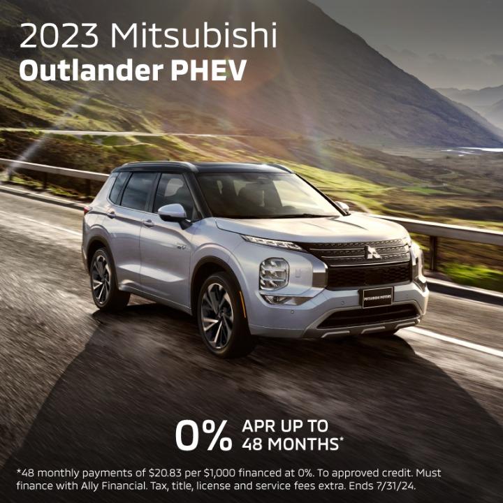 2023 Mitsubishi Outlander PHEV| 0% APR for 48 Months
