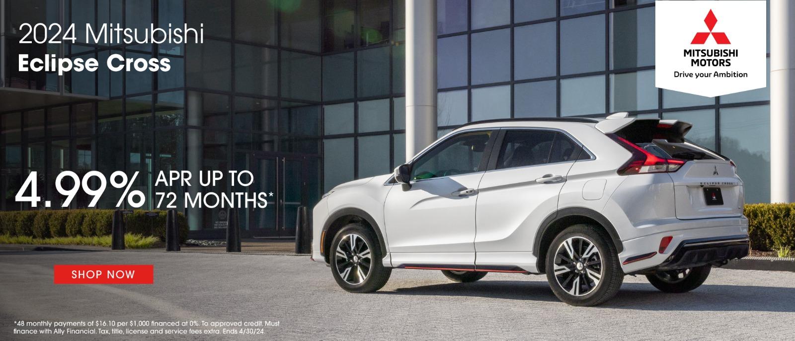2024 Mitsubishi Eclipse Cross | 4.99% APR for 48 months