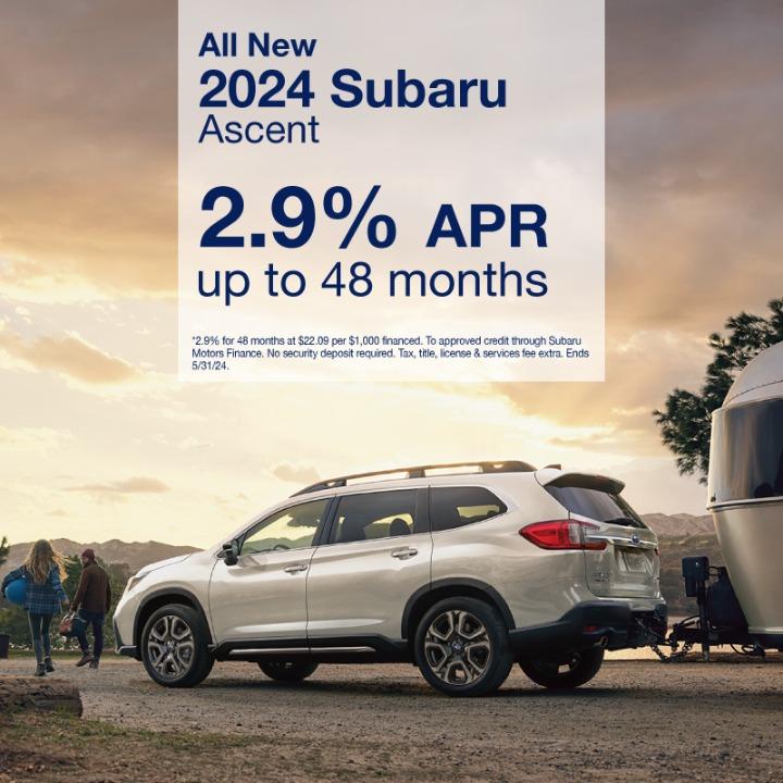 2024 Subaru Ascent 2.9% for 48Months*