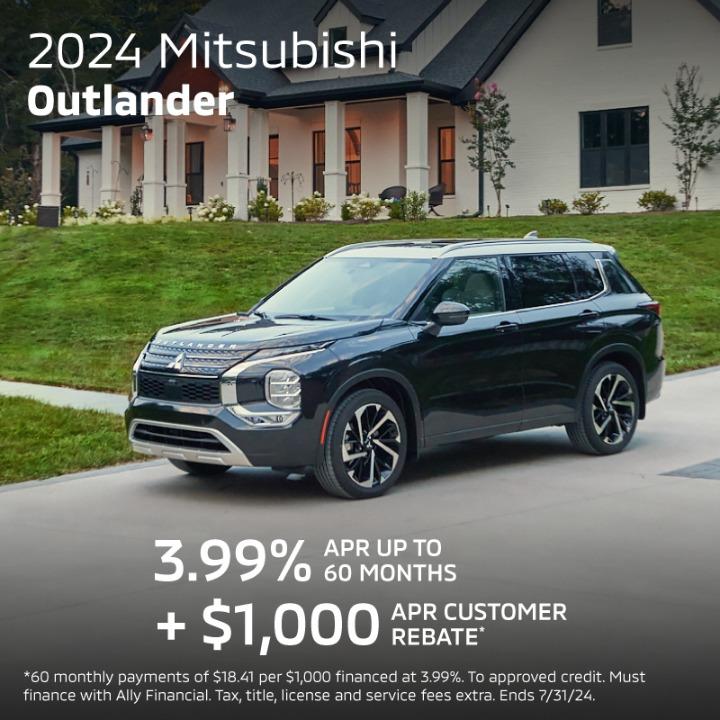 2024 Mitsubishi Outlander  | 3.99 % APR for up to 60 Months