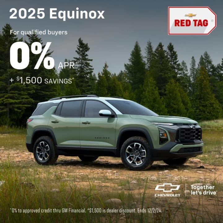 2025 Chevy Equinox lease for 0%APR