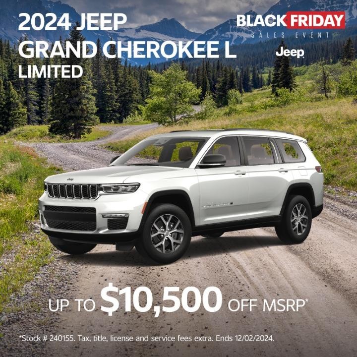 2024 Jeep Grand Cherokee up to $10,500 off msrp