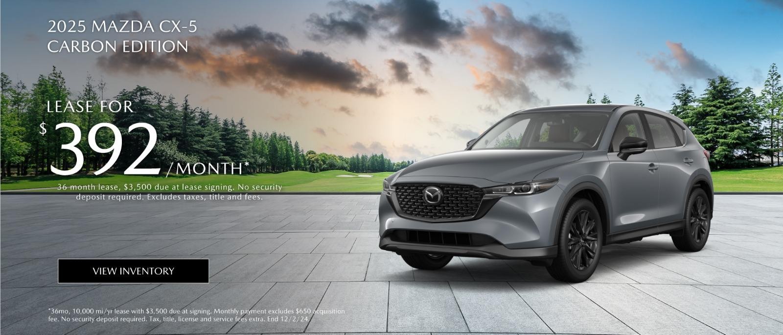 2025 Mazda CX-50 Lease for $392 per month