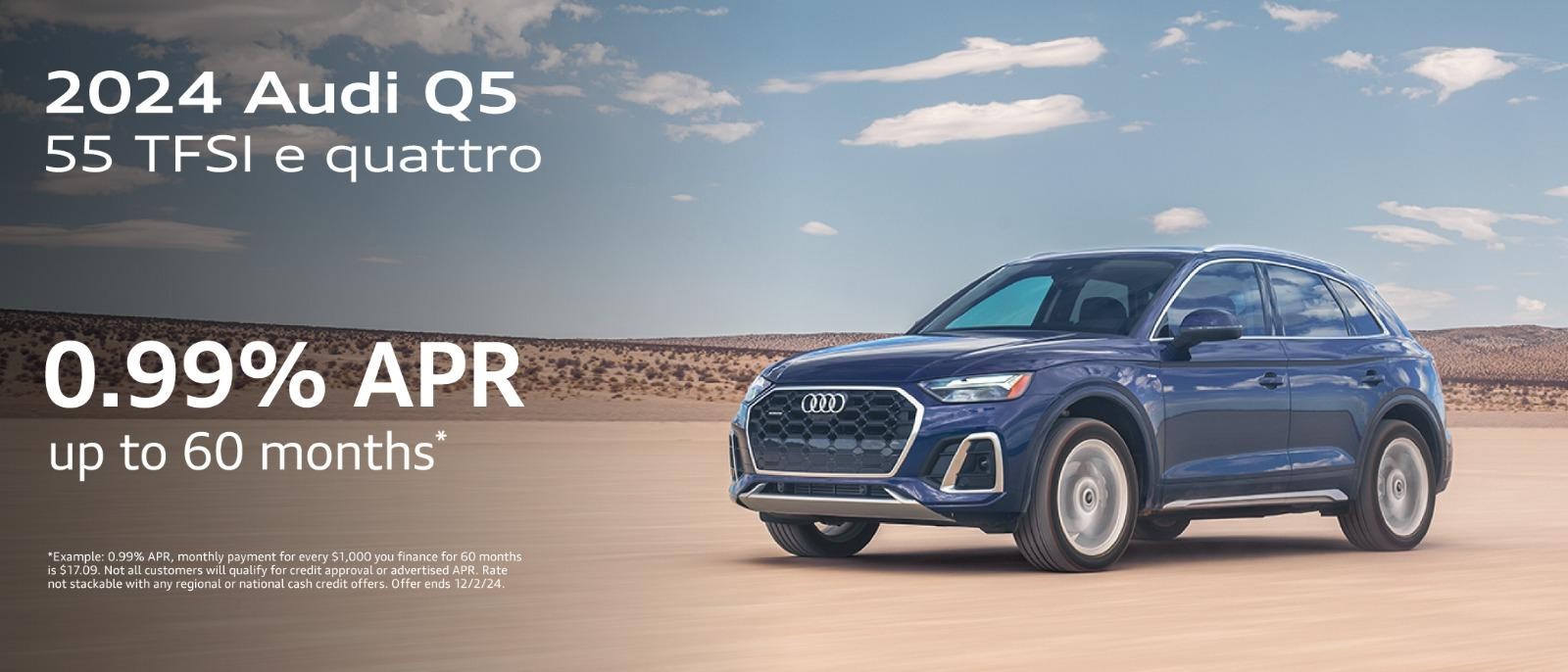 2024 Audi Q5 | 0.99% apr for 60 months