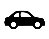 Black right facing car icon