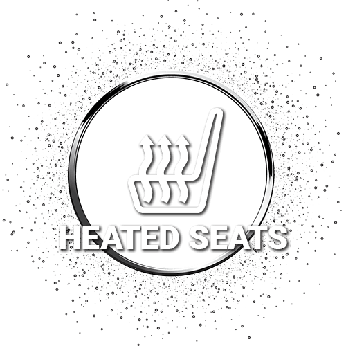 Heated Seats sparkle chrome Icon