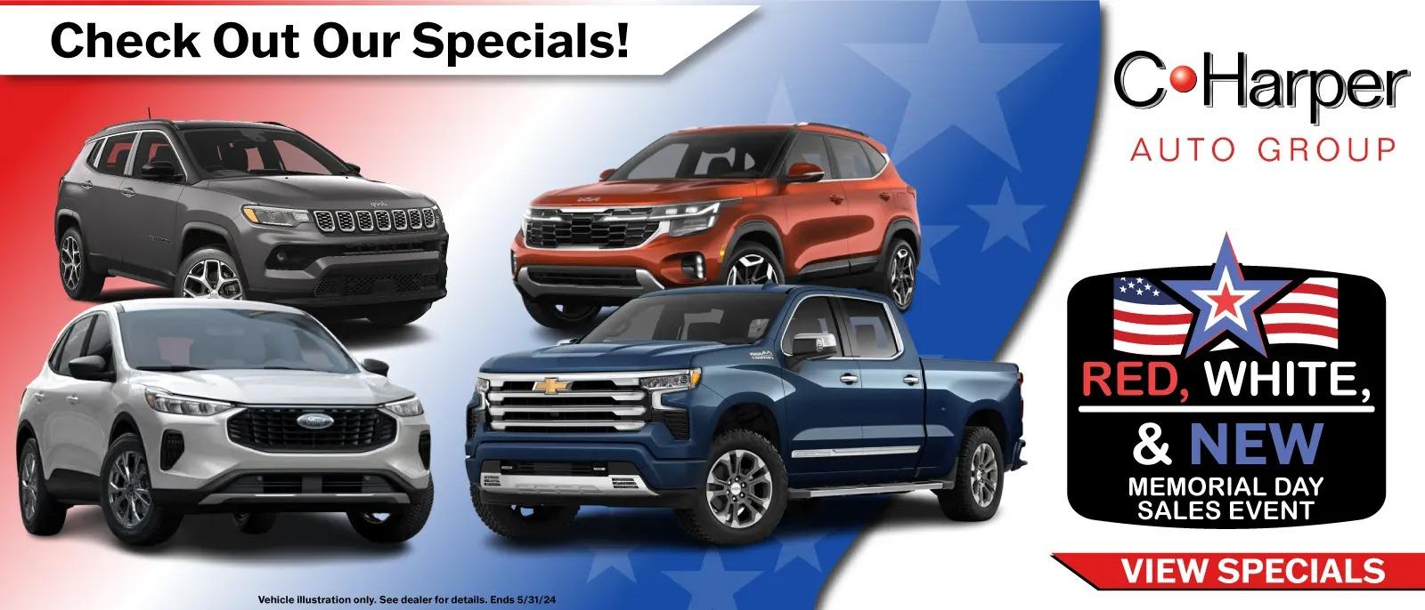 C Harper Auto Group | May Specials