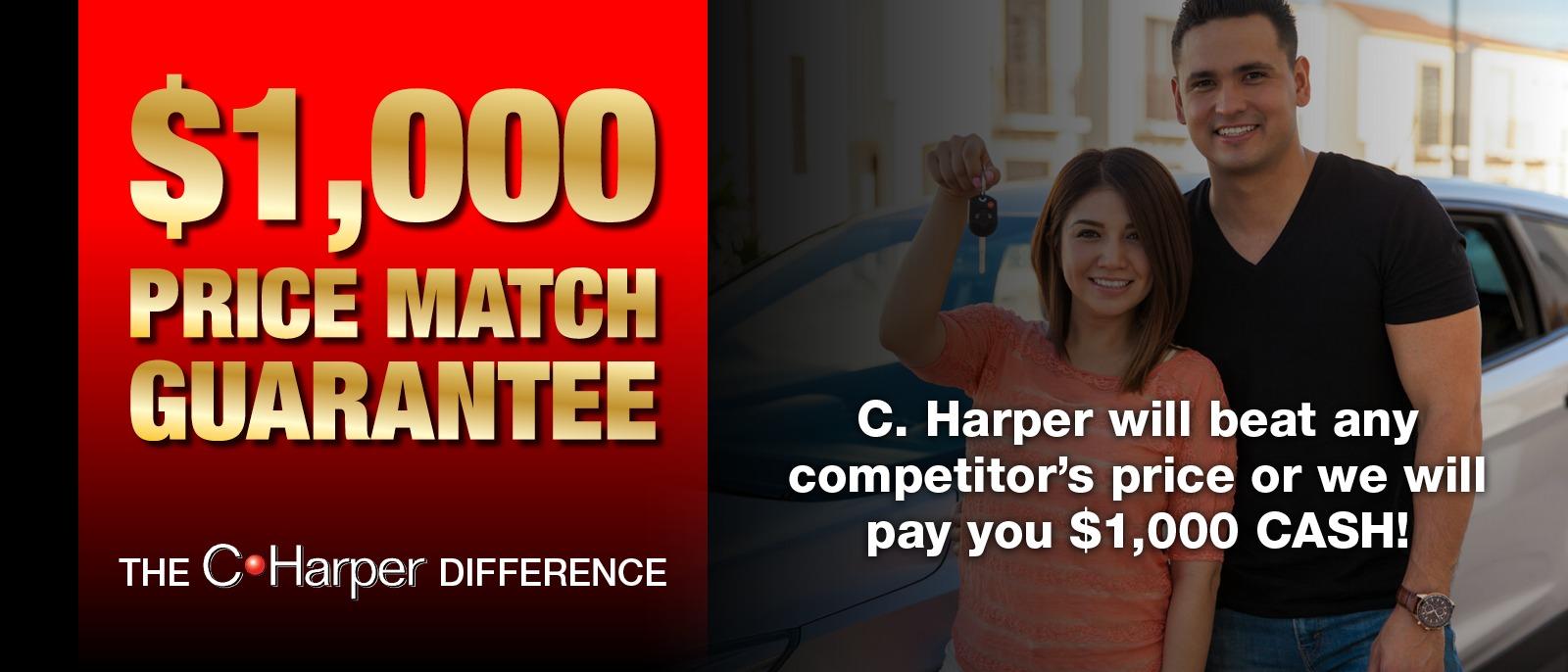 C Harper Price Match Guarantee