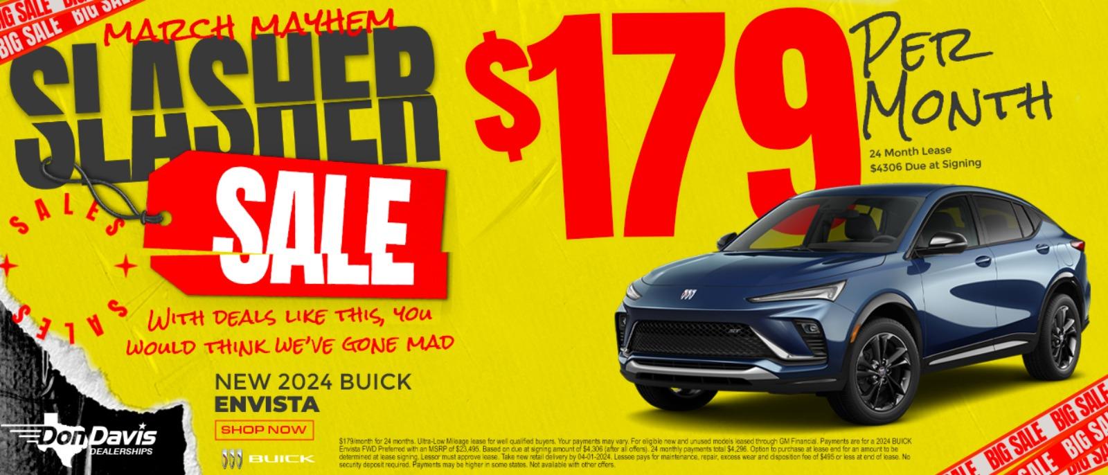 March Mayhem Slasher Sale | New 2024 Buick Envista