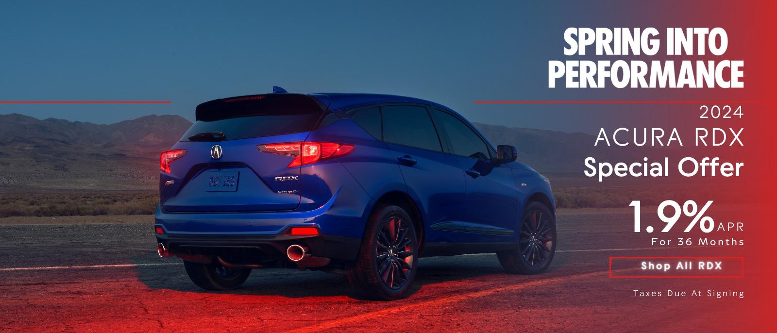 2024 Acura RDX Special APR 1.9%* For 36 months