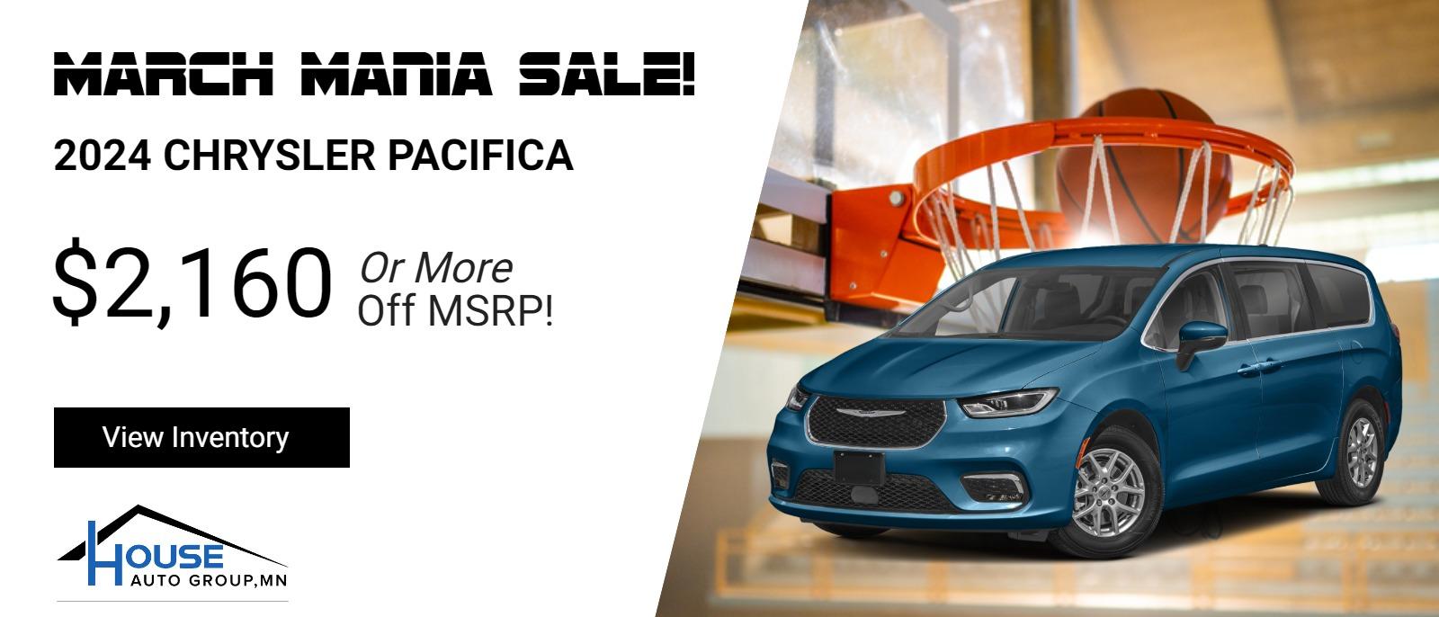 2024 Chrysler Pacifica - $2,160 Or More Off MSRP!