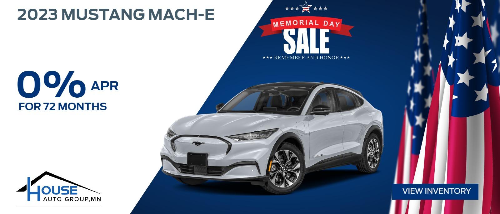 2023 Mustang Mach-E -- 0% APR / 72 Months! (for qualified buyers financing with Ford Credit, exp. 6/03)
