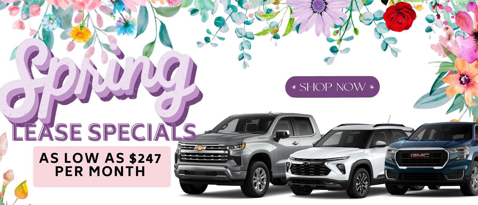 April Lease Specials at Jerry's as low as $247 per month