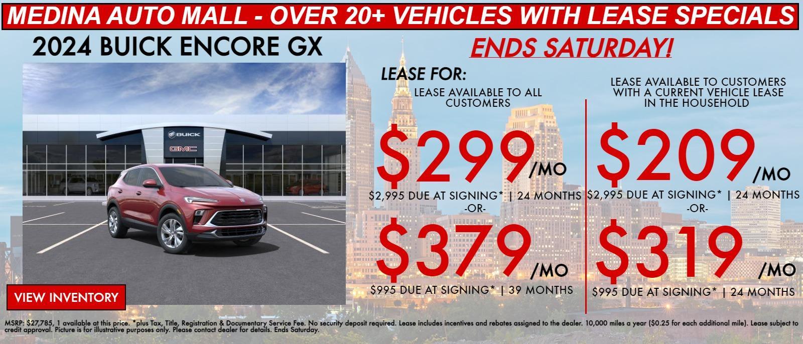 2024 Buick Encore GX Lease Specials for Cleveland & Medina Medina