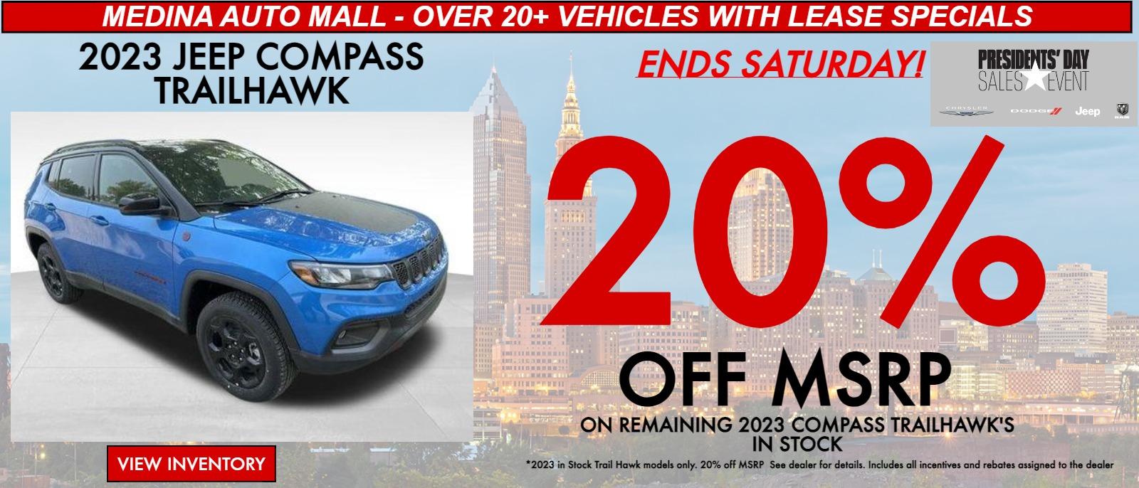 2024 Jeep Compass Lease Specials for Cleveland & Medina Medina Auto Mall