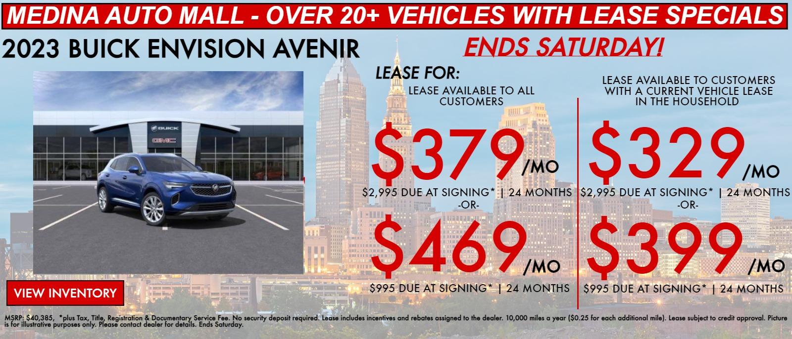 2024 Buick Envision Lease Specials for Cleveland & Medina Medina Auto