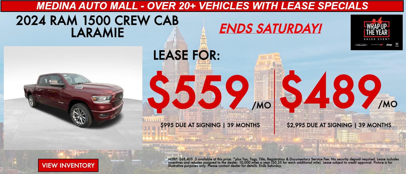 2023 RAM 1500 Lease Specials for Cleveland & Medina Medina Auto Mall