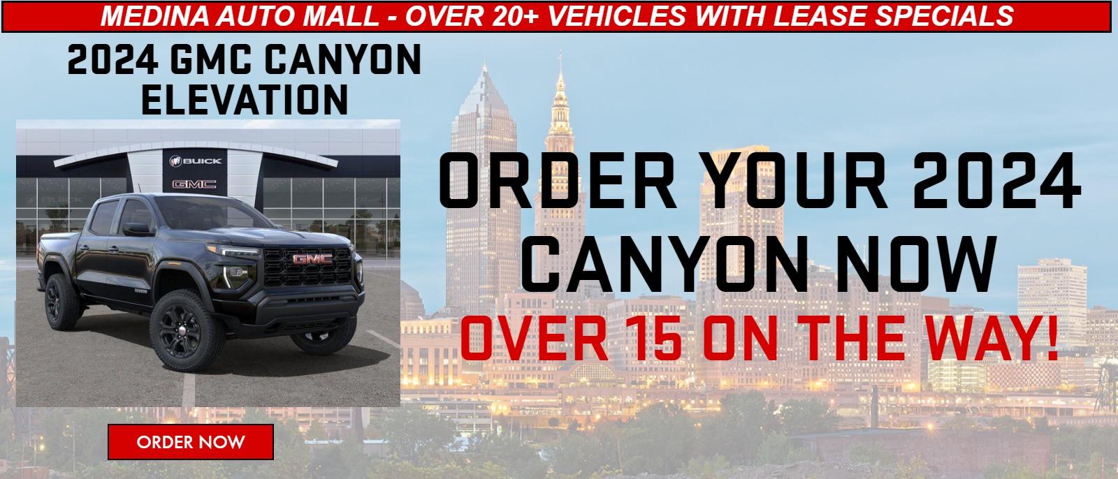 Order your GMC Canyon Today!