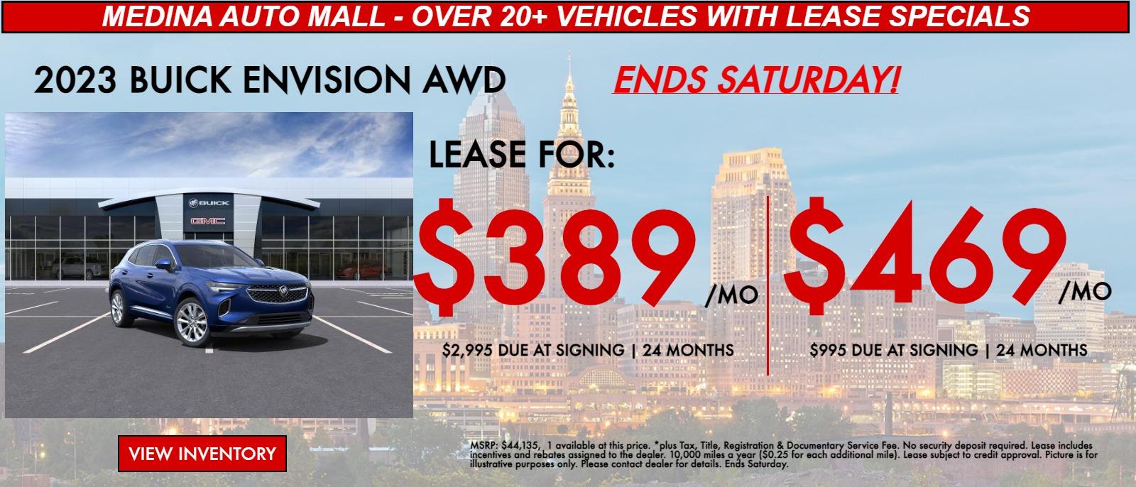 2024 Buick Envision Lease Specials for Cleveland & Medina Medina Auto