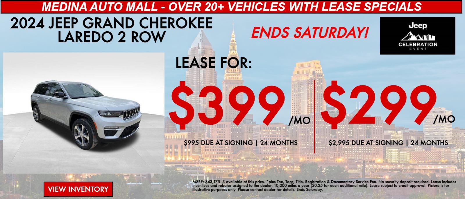 2024 Jeep Grand Cherokee Lease Specials for Cleveland & Medina Medina