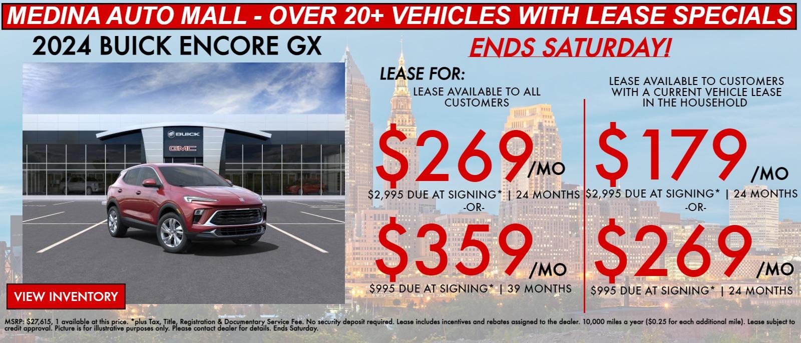 ENCORE GX lease special deals in Medina, OH