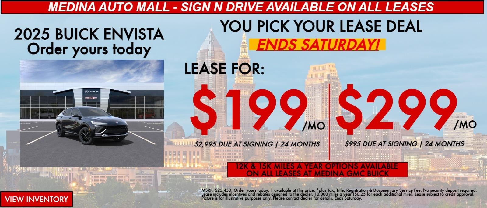 ENVISTA lease special