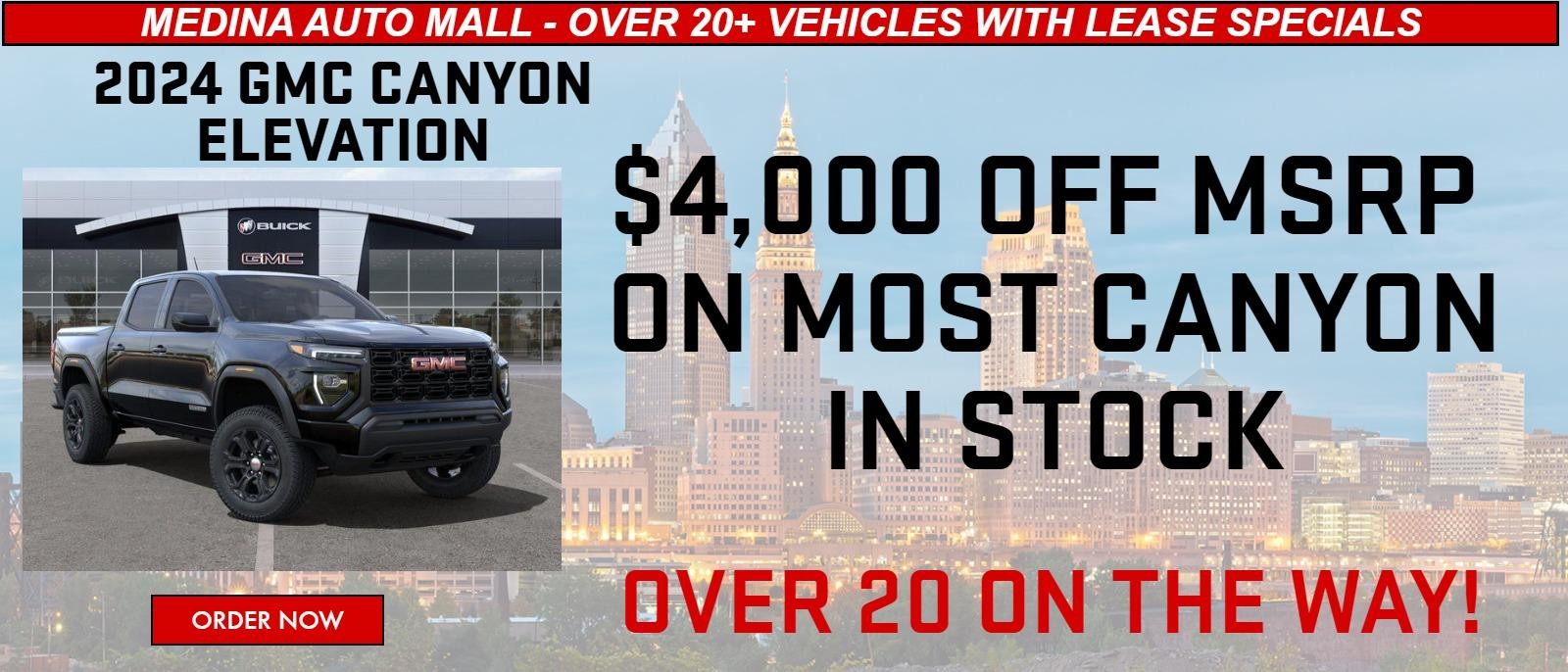 Order your GMC Canyon Today!