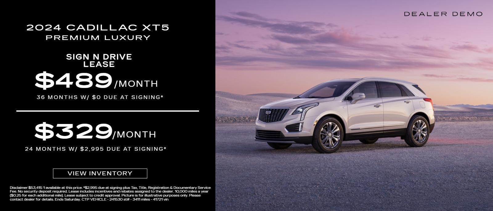 2024 CADILLAC XT5 PREMIUM LUXURY