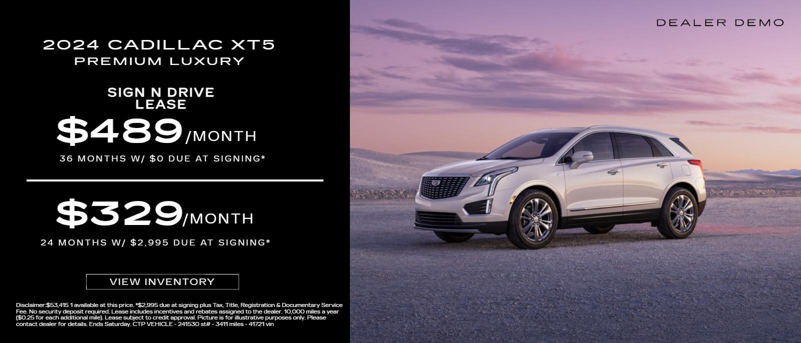 2024 CADILLAC XT5 PREMIUM LUXURY