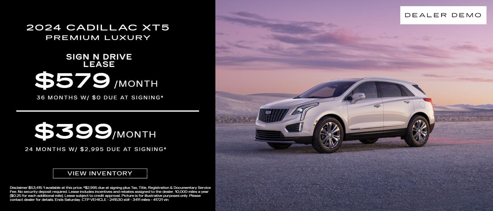 2024 CADILLAC XT5 PREMIUM LUXURY