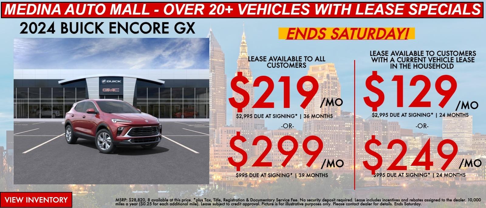 ENCORE GX lease special deals in Medina, OH