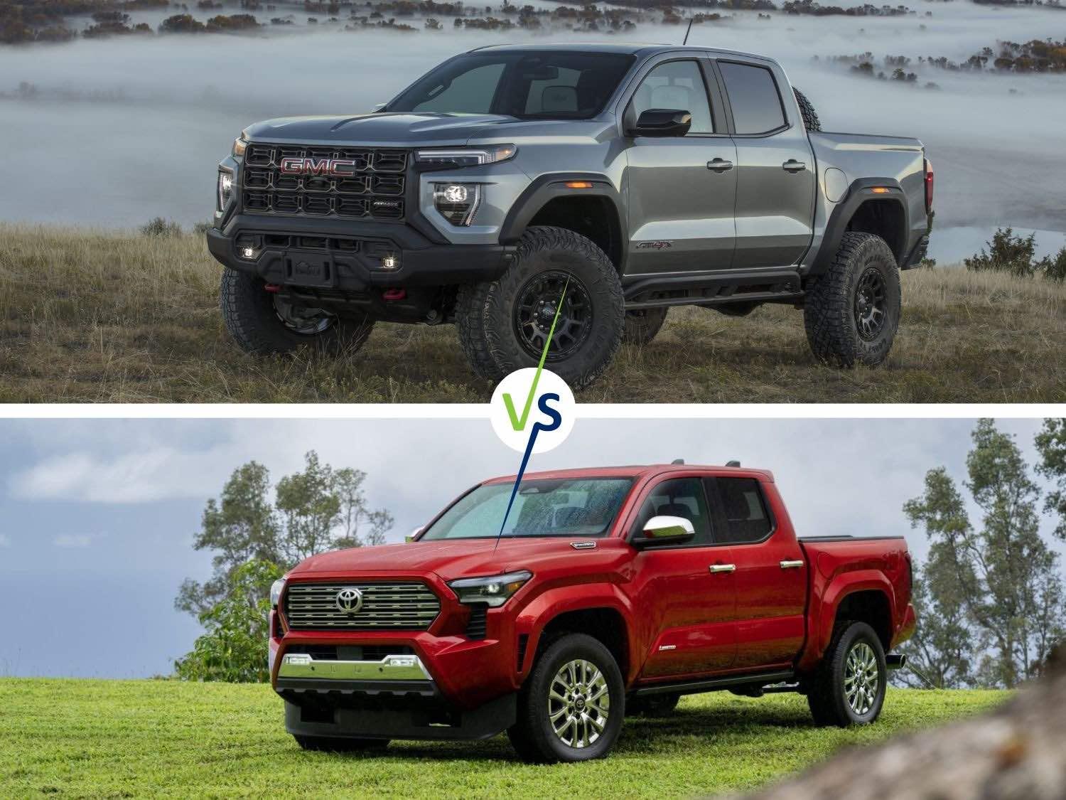 2024 Gmc Canyon Vs 2024 Toyota Tacoma