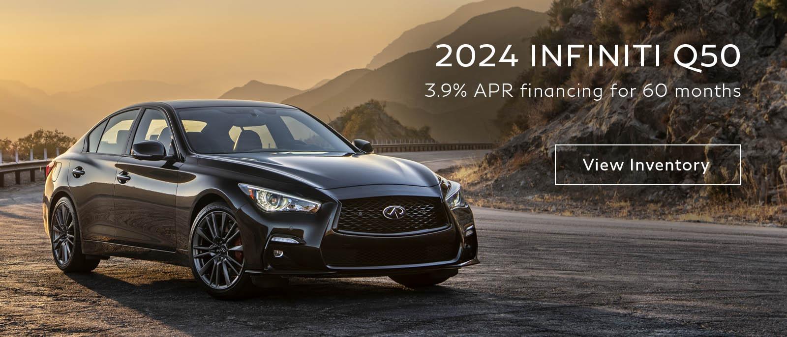 3.9% APR for 60 months on 2024 Q50