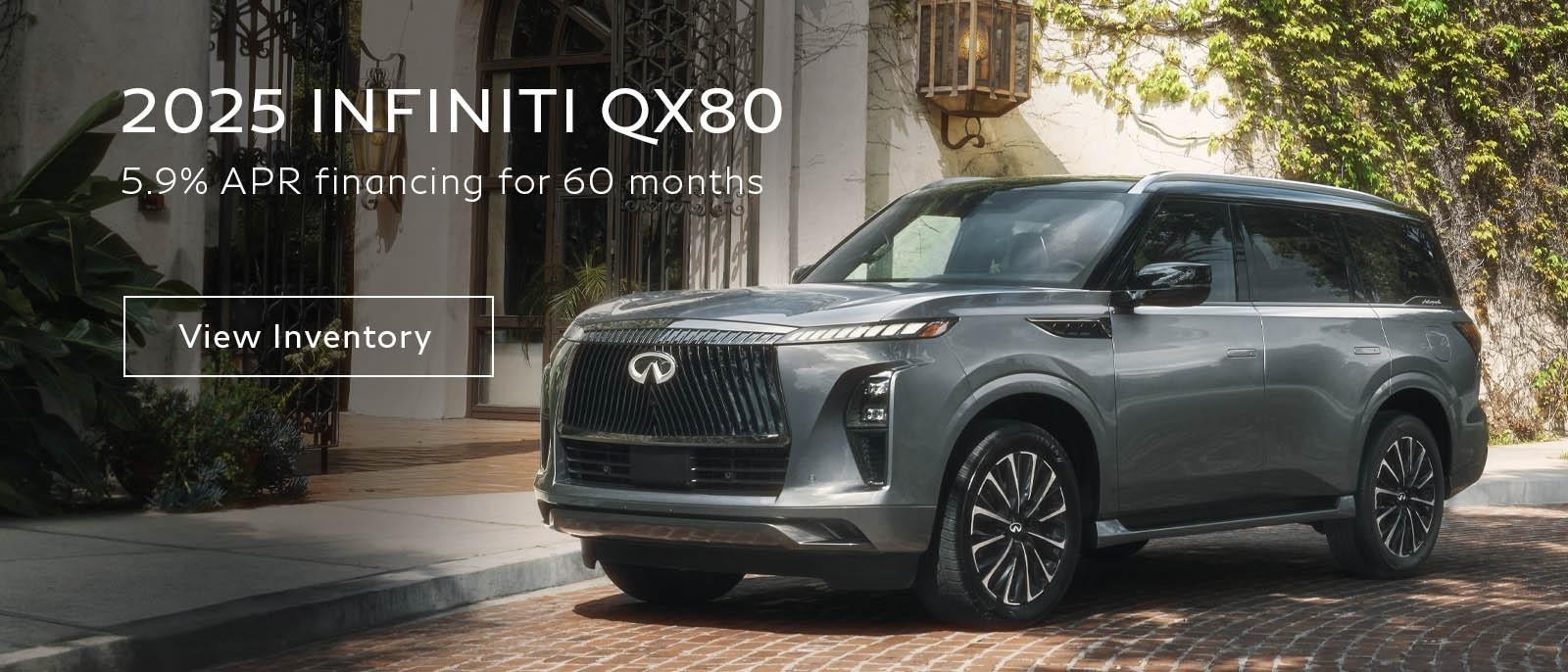 5.9% APR Financing for 60 Months on 2025 QX80