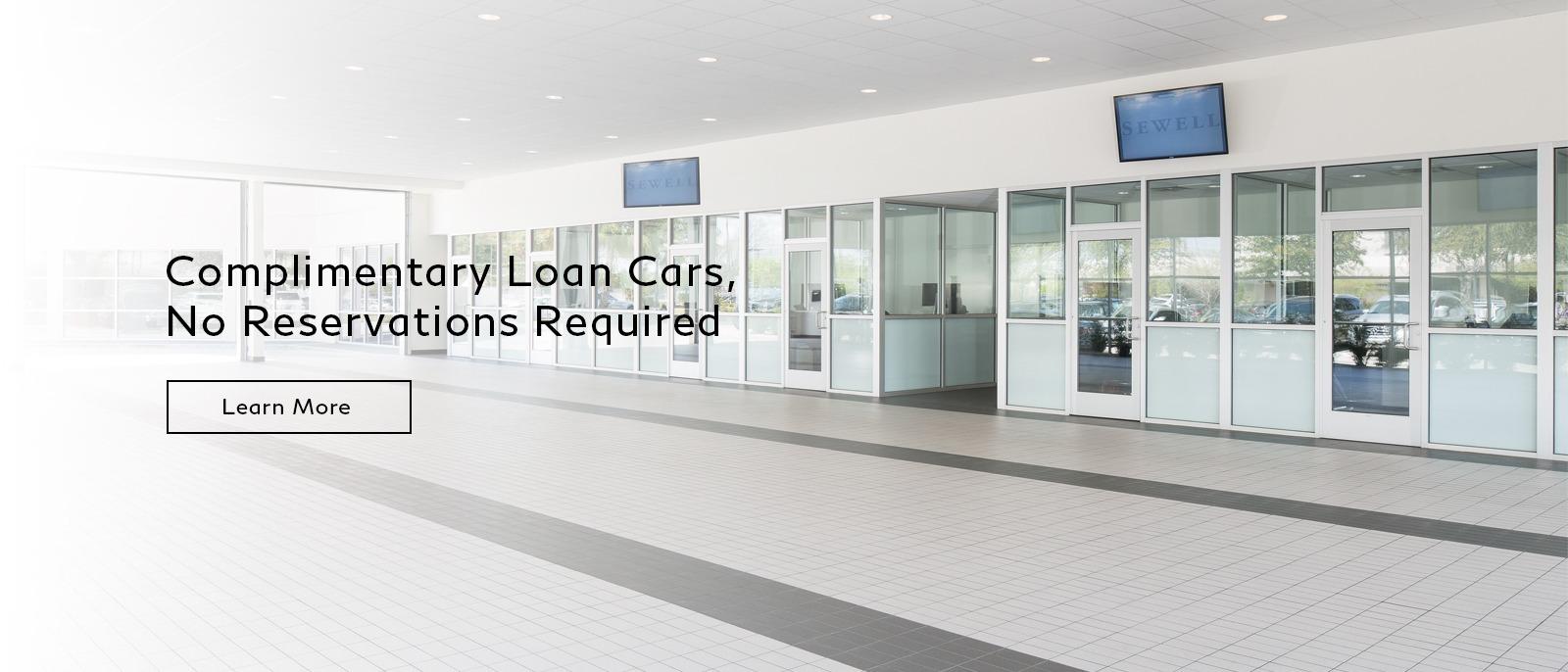 Loan Car, No Reservations Required