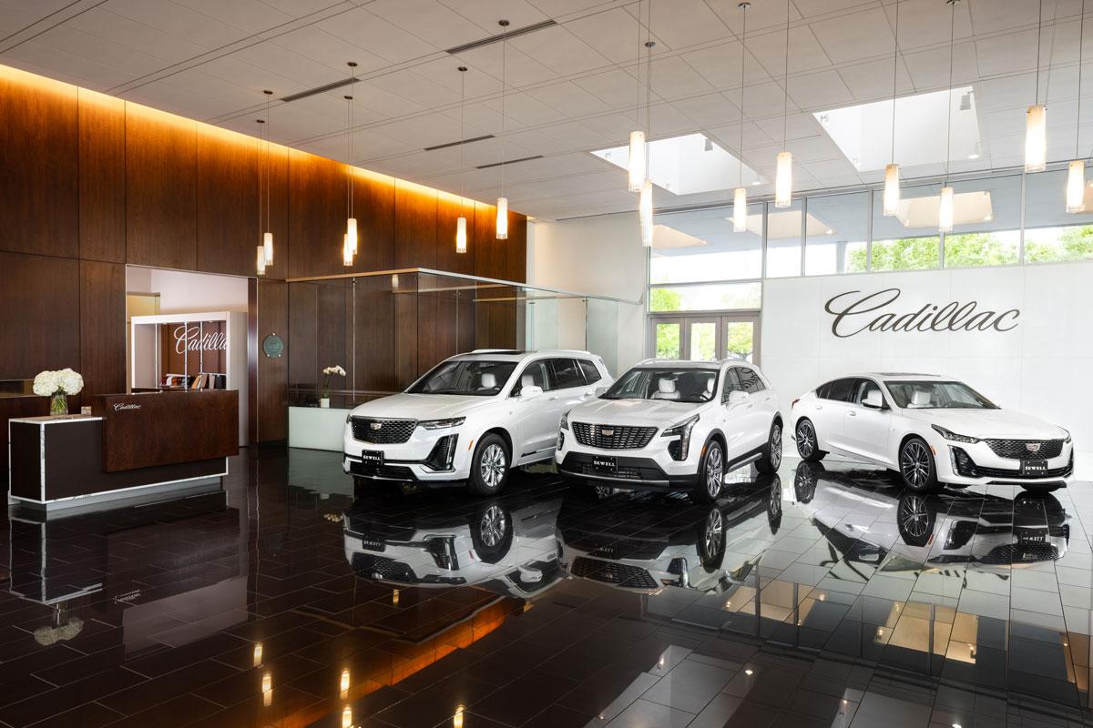 Sewell Cadillac Dealership Interior Photo