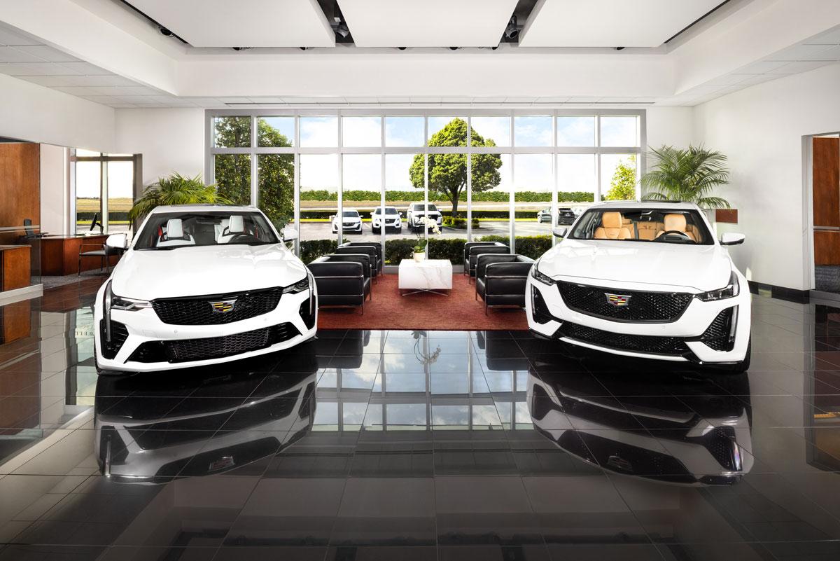 Sewell Cadillac Dealership Interior Photo