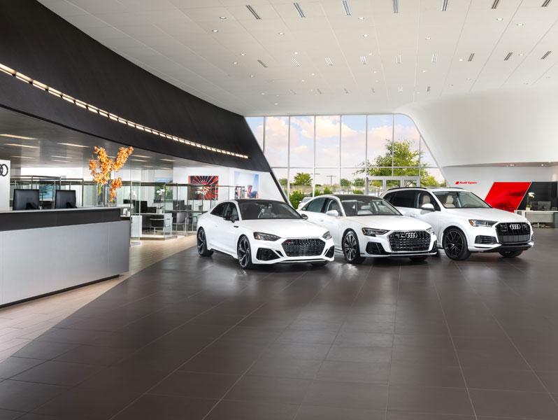 Sewell Audi McKinney Interior Sales floor