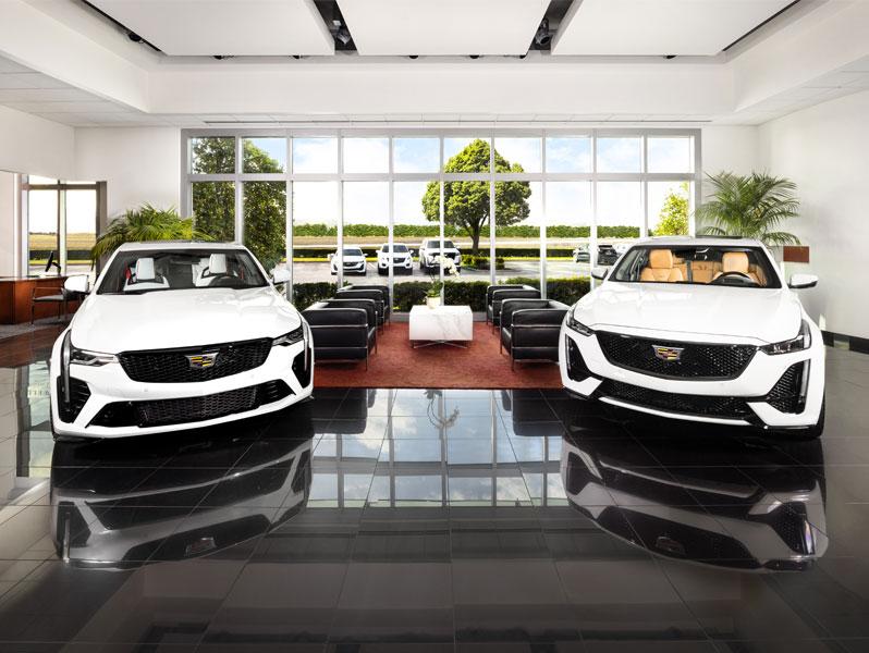 Sewell Cadillac Grapevine Interior waiting room