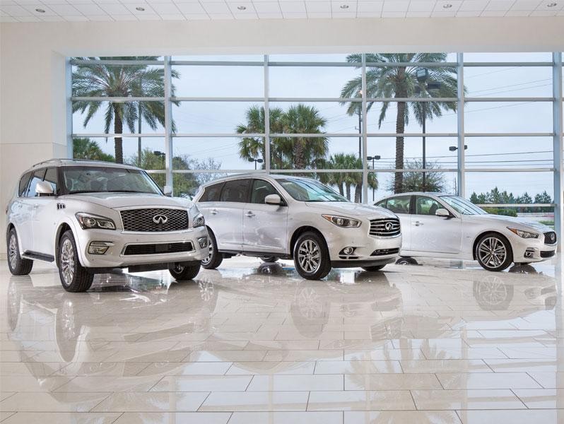 Sewell INFINITI North Houston interior showroom