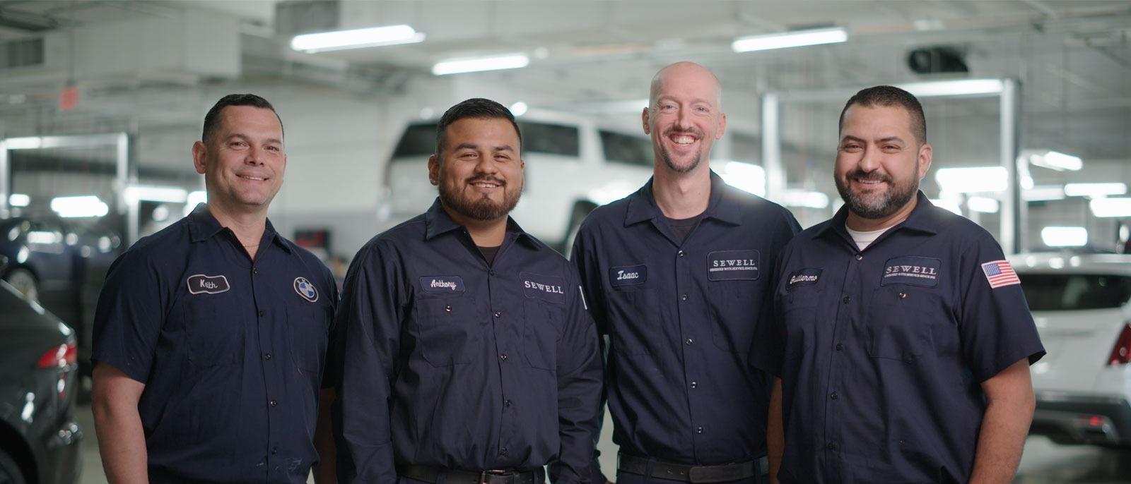 Group Shot of Sewell Collision Technician