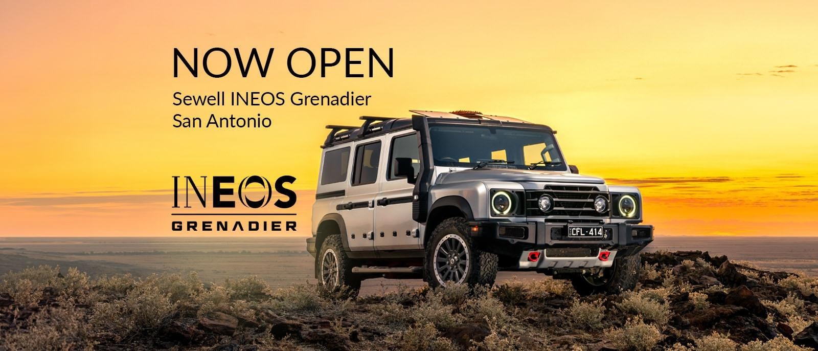 Sewell INEOS Grenadier San Antonio is now open