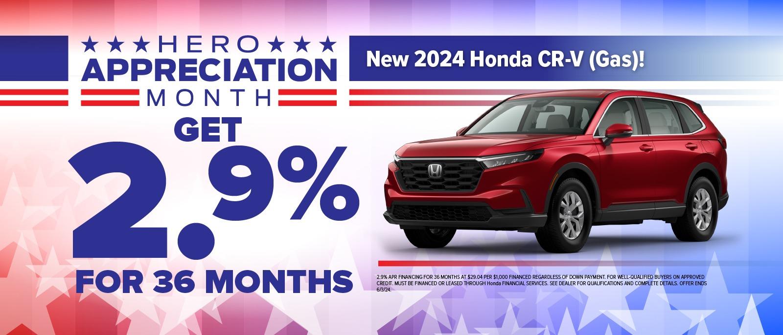 May 2024 Honda CR-V Gas Special!⭐
