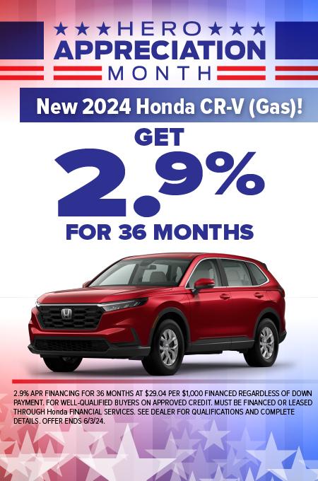 May 2024 Honda CR-V Gas Special!⭐