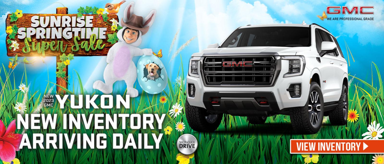 View our New 2023 GMC Yukon Inventory
