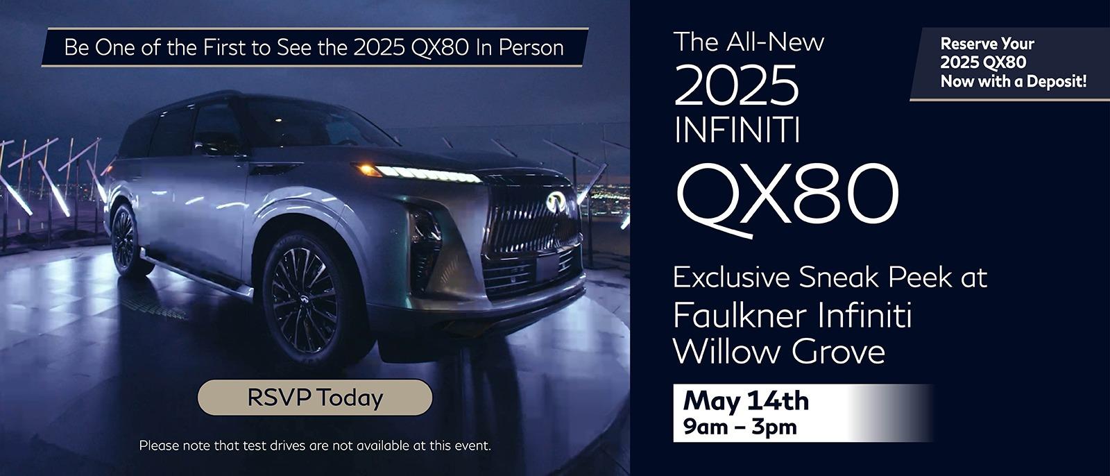 The All-New 2025 INFINITI QX80
