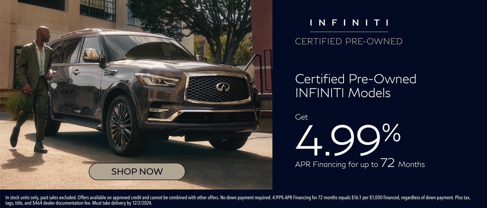 Certified Pre-Owned INFINITI Models