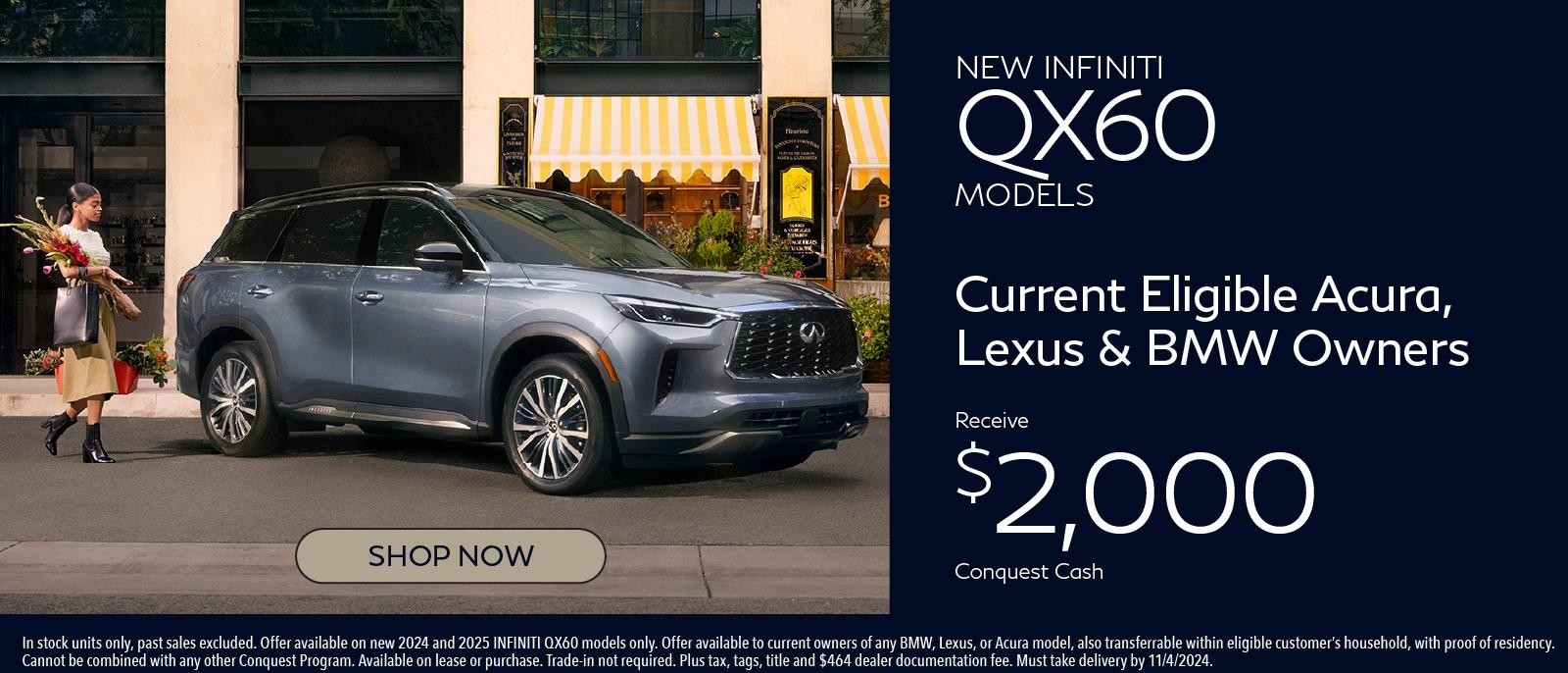 New INFINITI QX60 Models